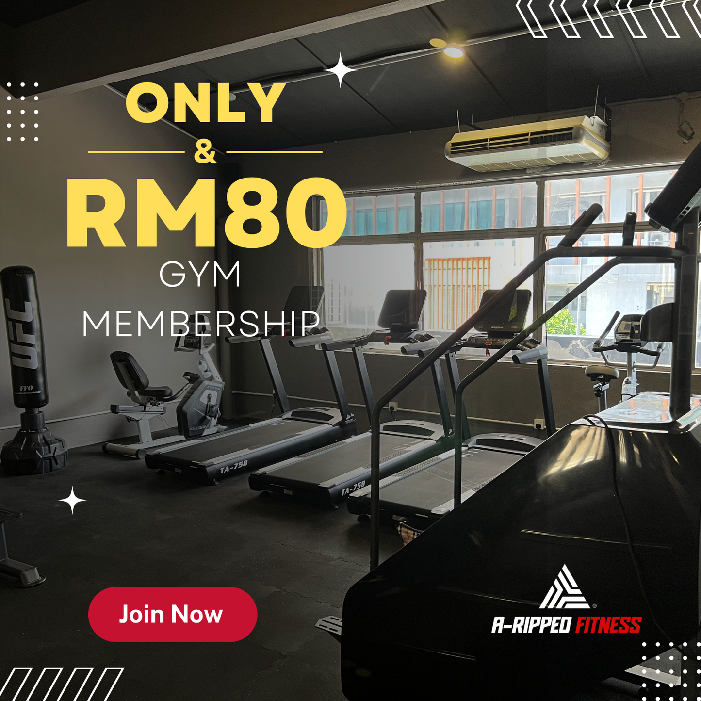 GYM MEMBERSHIP - A-RIPPED FITNESS