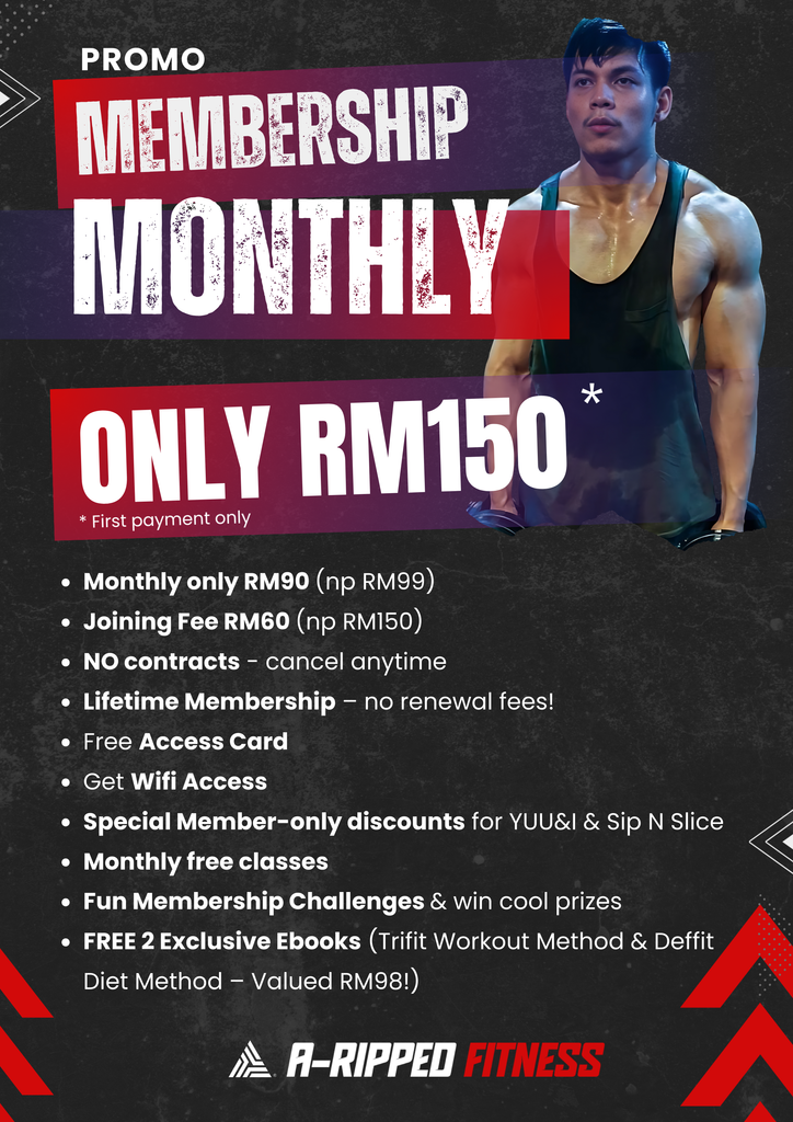 GYM MEMBERSHIP - A-RIPPED FITNESS
