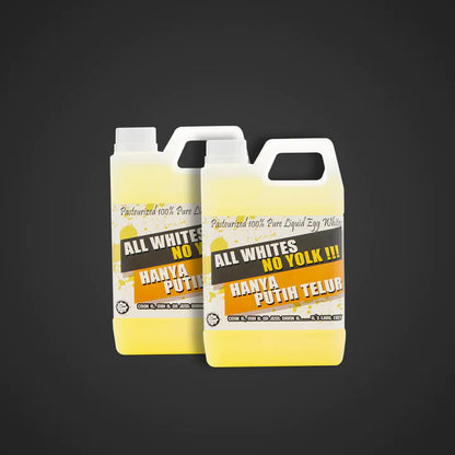 MYEGGWHITES - 100% Pure Pasteurized Natural Organic Real Egg Whites (1 Liter & 2 Liter)